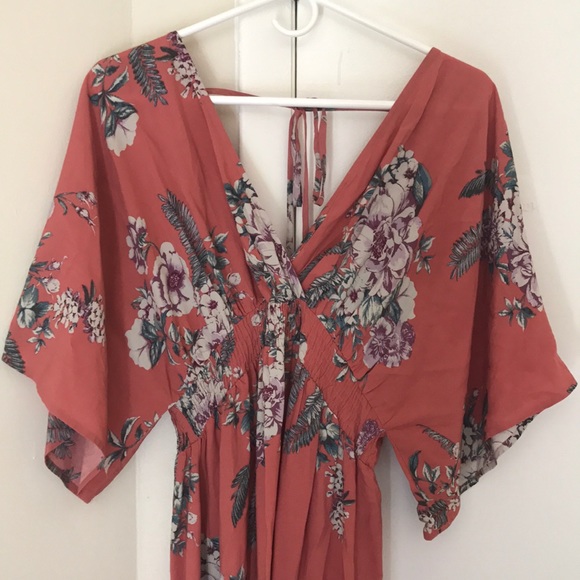 Jessica Simpson Maternity Floral Maxi Dress - Picture 1 of 4